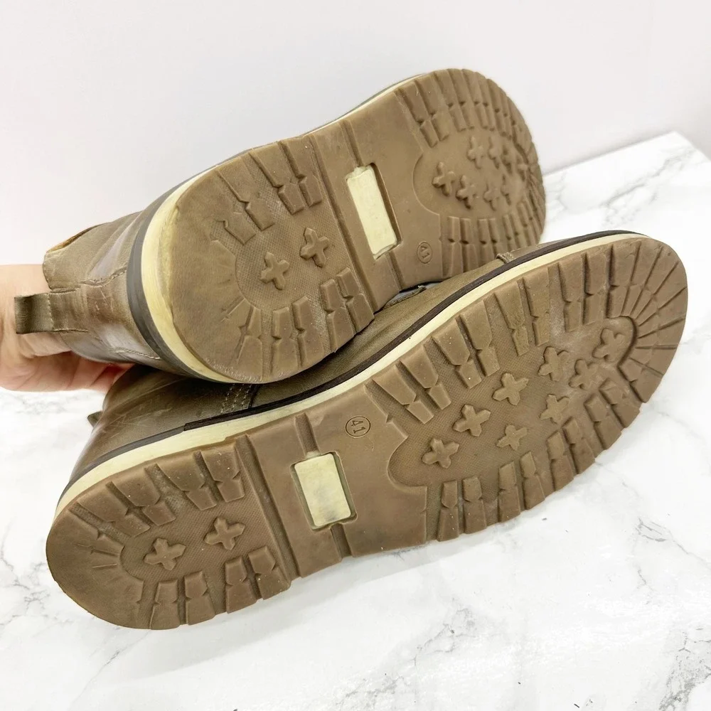 Bullboxer Distressed Leather Combat‎ Boots Mens US8/41 Gelos 5305